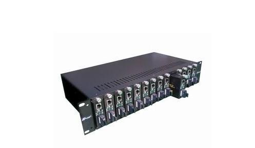 N-net光纤收发器机架, N-NET光纤转换器机架, 14槽机架