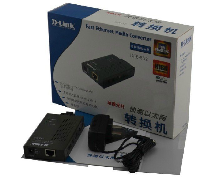 D-LINKDFE-852以太网光转机，光纤转换器DFE-852